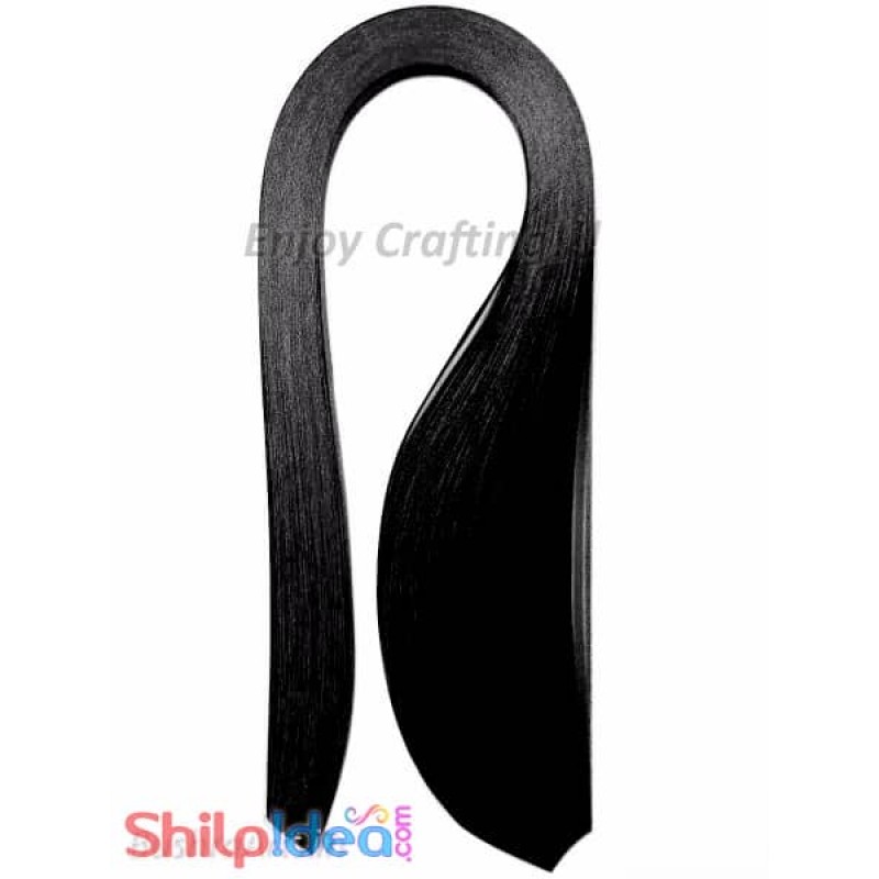 Quilling Paper Strips - Black - 3mm